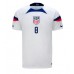 Förenta staterna Weston McKennie #8 Hemmakläder VM 2022 Kortärmad